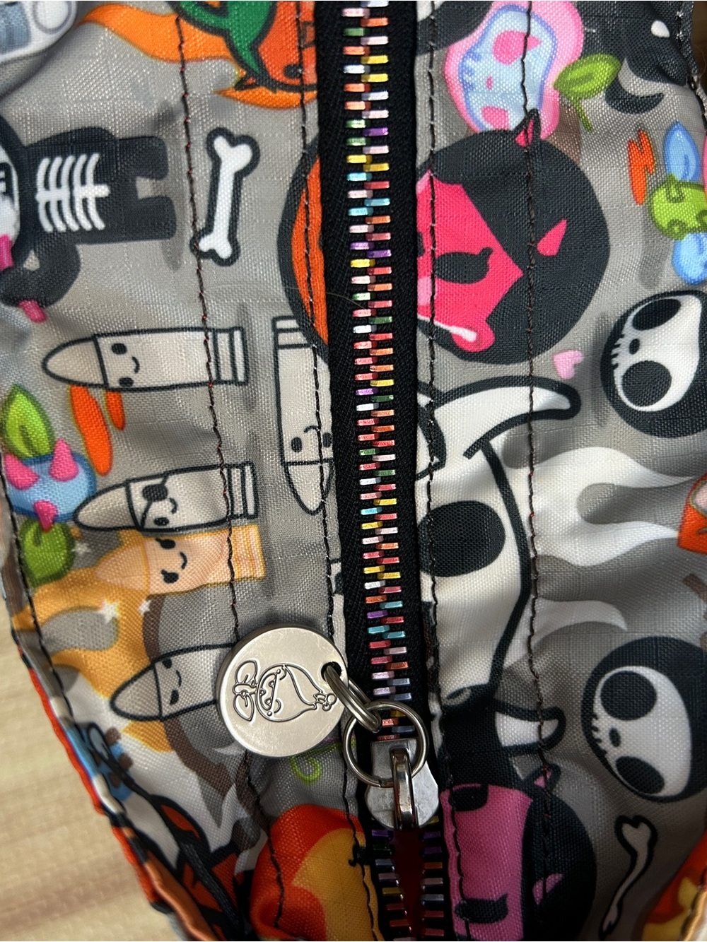 Vintage Tokidoki for LeSportsac Buon Viaggio Inferno Tote Bag - Picture 7 of 14